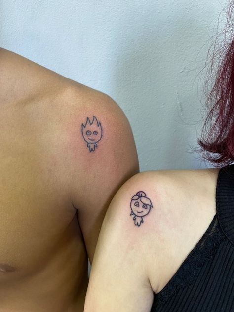 couple minimal sevgili dövme ateş ve su |  tattoo love quotes couple Mini Couple Tattoos, Mini Tattoos For Couples, Dövme Tasarımları Erkek, Tattoo Boyfriend, Love Quotes Couple, Couple Tattoo Quotes, Feather Tattoo Arm, Tattoo Cover-ups, Wrist Tattoos Words