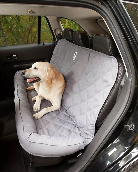 Buy 3 Dog Pet Supply Quilted Car Back Seat Protector with Bolster, Grey at Chewy.com. FREE shipping and the BEST customer service! Ds Car, Dog Car Accessories, Dog Accesories, Animal Family, Car Back Seat, Car Seat Protector, Dog Quilts, Dog Car Seat Cover, Pet Car Seat