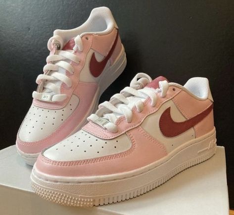 Custom pink Air Force1 Custom Air Force 1, Air Force 1, Air Force, Force, Pink, On Instagram, Pins, Instagram