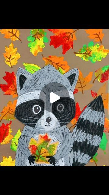 Mrs. S on Instagram: "I can hardly contain myself with how  ADORABLE these raccoons are that my 3rd graders are making!! We are having so much fun with this new project. I always love the excitement of trying something new and love even more when my students totally nail it! 😂😊I can’t wait to show you more as we continue making these little guys. They would even look cute holding pumpkins! So many possibilities 😊😊" Raccoon Art Projects For Kids, Raccoon Art, Painting Kids, Art Projects For Kids, Trying Something New, Nail It, Autumn Painting, New Project, Elementary Art