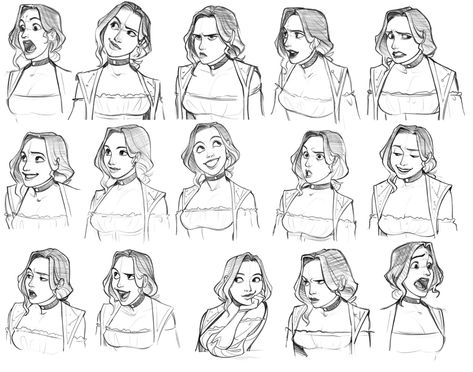 Julian X Mc, Character Design Disney, Facial Expressions Drawing, Drawing Face Expressions, Comic Face, Portraits Art, Face Characters, Drawing Expressions, Face Expressions