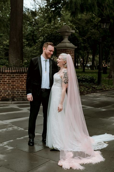 Rock N Roll Bride Magazine, Feather Veil, Blush Veil, Bridal Theme, Veil Styles, Amazing Wedding Photography, Bride Veil, Rock Wedding, Rock N Roll Bride