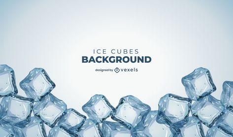 Ice cubes background design Ice Background, Ice Pictures, Ice Logo, Ice Design, Corporate Banner, Free Background Photos, Shirt Photography, Company Business Cards, Business Branding Inspiration