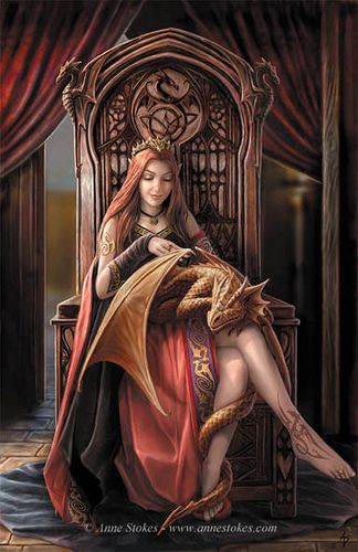 Princess and Dragon | Flickr - Photo Sharing! Anne Stokes Art, Dragon Medieval, Luis Royo, Anne Stokes, Boris Vallejo, Fairy Dragon, Fantasy Pictures, Dragon Artwork, Fantasy Dragon