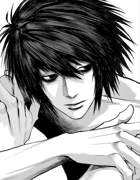 L Cosplay, My Life Is Boring, Notes Art, L Lawliet, Light Yagami, Book Art Drawings, Art Inspiration Drawing, Anime Fanart, Cool Drawings