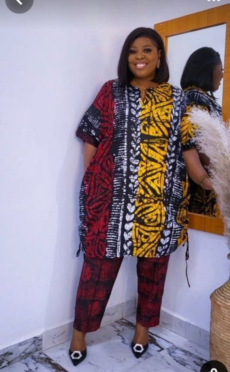 Top For Trousers, Bubu Top And Trouser, Ankara Trousers And Top For Women, Kampala Kaftan Styles For Women, Kampala Gown Styles For Ladies, African Print Jumpsuit, My Culture, Long African Dresses, 2piece Outfits