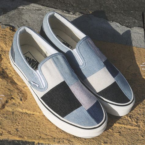 Vans Patchwork Denim Pack Release Date - Sneaker Bar Detroit Nike Yeezy, Levis Strauss, Sneaker Bar, Adidas Consortium, Jordan Yeezy, Kicks Shoes, Mens Footwear, Yeezy Sneakers, Patchwork Denim