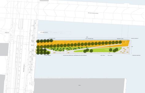 james corner field operations: race street pier philadelphia Race Street Pier, Architecture Representation, White Oak Tree, Trex Deck, Site Plans, Delaware River, Public Park, Leisure Activities, Bedding Plants