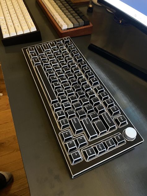 3d Keyboard, Diy Mechanical Keyboard, Custom Keyboard, Computer Set, Pc Setups, Custom Pc, Cool New Gadgets, Key Caps, Mechanical Keyboards