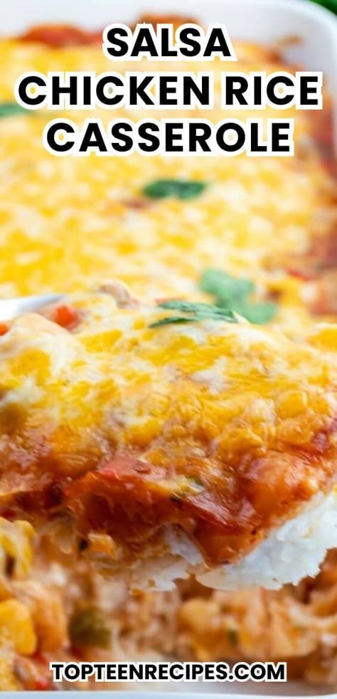 Emergency Chicken Rice Casserole, Chicken Rice Salsa Casserole, Salsa Chicken Rice Casserole, Chicken And Rice Casserole Recipes Easy, Best Chicken And Rice Casserole, Chicken Rice Casserole Easy, Chicken Casserole With Rice, Rice And Chicken Casserole, Salsa Chicken And Rice