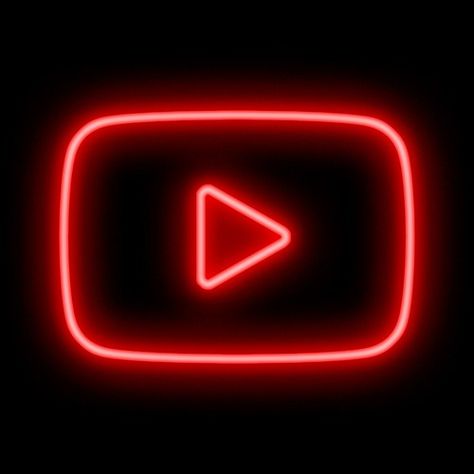 Neon Apps Icon, Neon Red Youtube Icon, Neon Red Iphone Icons, App Logo Neon, Youtube Neon Icon, Neon Youtube Logo, Neon App Icons Youtube, Neon Ios Icons, Red Neon App Logos