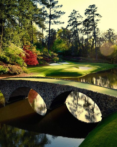 Augusta Golf Course, Golf Scenery, Golf Masters, Golf Aesthetic, Augusta Golf, Augusta National Golf Club, Golf Art, Augusta National, Golf Digest