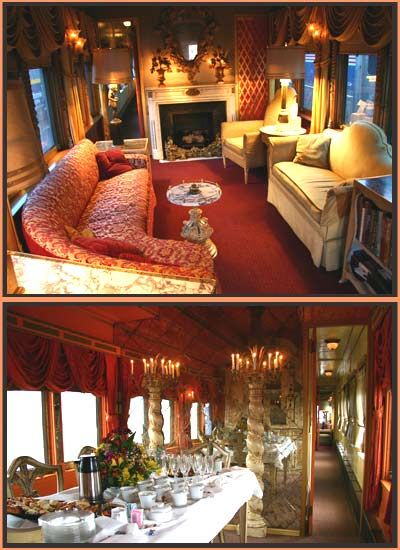 The Virginia City Rail Car (private train charter) 1930s Lamp, Concept Train, Train Compartment, Luxurious Train, Orient Express Train, Train Interior, Luxury Trains, Private Train, Pullman Train