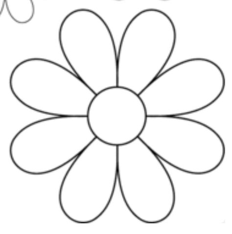 Daisy Daisy Template, Felt Flower Template, Sunflower Template, Flower Petal Template, Tin Can Flowers, Săpunuri Handmade, Daisy Petals, Flower Outline, Quilting Templates