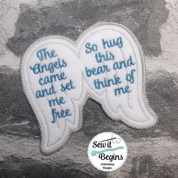 Memory Pillow Diy, Memory Pillow From Shirt, Prayer Crafts, Memory Bears Pattern, Embroider Ideas, Memory Projects, Free Angel, Keepsake Crafts, Memory Crafts