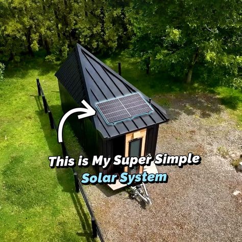 Tiny House Solar Power, Tiny House Simple, Off Grid Tiny House, Luxury Cabins, Solar Power House, House Simple, Live Big, Vacation House, Luxury Cabin