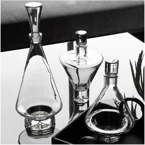 Decanters Haut Transparent, Instyle Decor, Bar Tray, Decanter Set, Global Views, Glass Decanter, Bar Carts, Design Board, Decanters