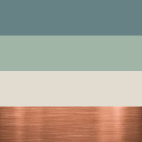 Brass Colour Palette, Copper And Green Color Palette, Copper Pallete, Rose Gold Color Combinations, Copper Color Palette, Copper Palette, Copper Colour Palette, Interior Paint Finishes, Copper Living Room