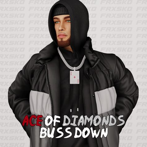 Sims 4 Body Mods, Ace Of Diamonds, Sims4 Clothes, Diamond Chain, Sims 4 Cc, Body Mods, Sims 4 Mods, Sims Cc, The Sims