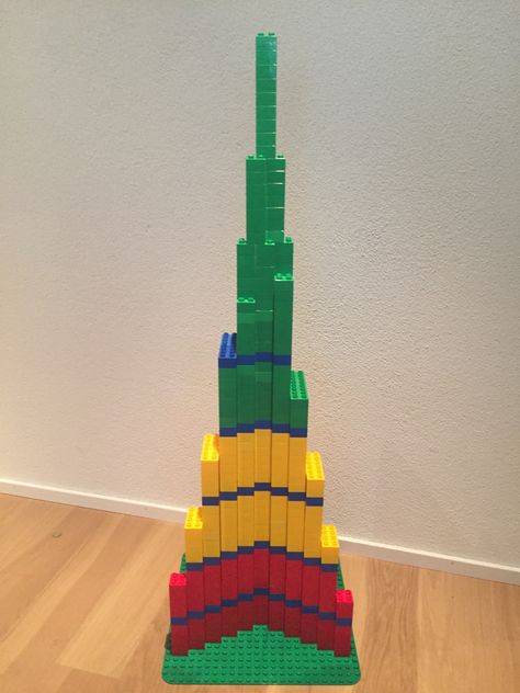 Burj Khalifa made with Lego Lego Skyscraper, Lego Diy, Lego Activities, Lego Blocks, Persian Quotes, Lego Creative, Class Room, Lego Duplo, Lego Brick