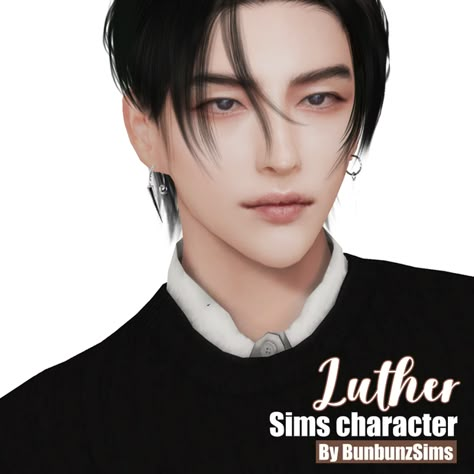 ✨ Sims character : Luther✨ | BunbunzSims on Patreon Sims 4 Men Clothing, Sims 4 Hair Male, Sims 4 Male Clothes, Sims 4 Cheats, Sims Characters, The Sims 4 Skin, The Sims 4 Pc, Sims 4 Anime, Hair Male