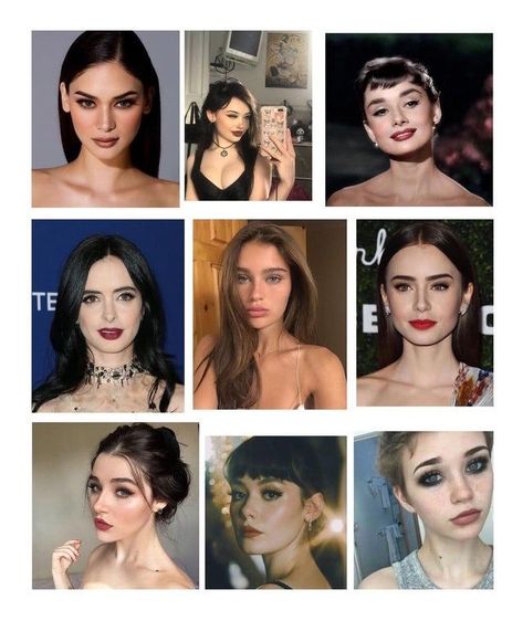 Gamine Hairstyles, Flamboyant Gamine Hair, Flamboyant Gamine Celebrities, Soft Gamine Makeup, Gamine Aesthetic, Soft Gamine Hair, Fg Kibbe, Gamine Makeup, Flamboyant Gamine Outfits