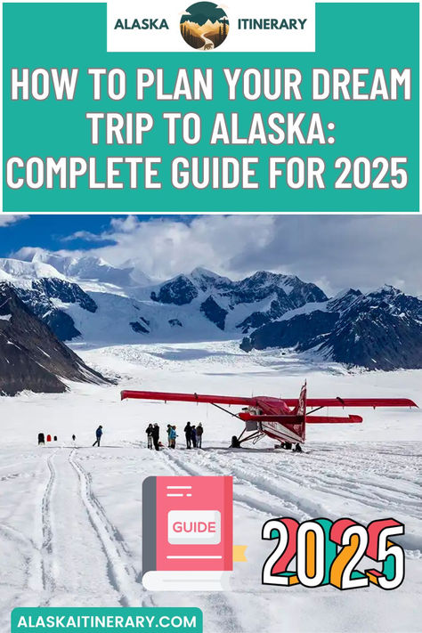 Dreaming of an Alaskan adventure but not sure where to start? Our comprehensive guide breaks down every step for planning the perfect Alaska trip, from choosing the best time to visit to must-see destinations like Denali and Kenai Fjords. Learn about booking flights, accommodation options, and creating an itinerary that fits your travel style. Make your Alaskan dream come true in 2025 with confidence! Alaska Itinerary Summer, Best Time To Visit Alaska, Alaskan Railroad, Travel To Alaska, Alaskan Vacation, Talkeetna Alaska, Trip To Alaska, Alaska Railroad, Alaska Trip