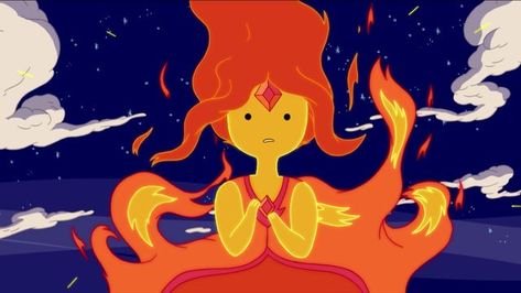 Adventure Time Flame Princess, Fire Princess, Princess Adventure, Adventure Time Girls, Marceline The Vampire Queen, Time Icon, Flame Princess, Adventure Time Cartoon, Finn The Human