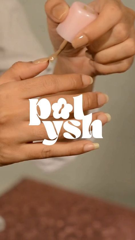 'Polysh' Brand Identity Typography Logo graphicdesignerslife #logopose #logocompany Makeup Logo Design, Typography Packaging, Skincare Logo, Nail Salon Decor, Minding My Own Business, Nail Logo, Diva Nails, Lashes Logo, Brand Color Palette