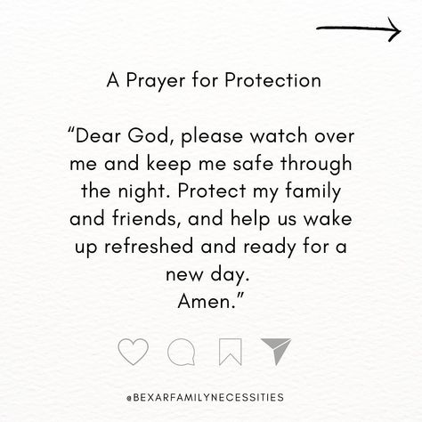 Praying for protection helps young children feel safe and secure as they drift off to sleep. 🌙 ✨ Start each night with a prayer asking for God’s watchful care, and give your little ones the comfort and peace they need. 🙏 #BedtimePrayers #FaithBasedParenting #Protection #PeacefulNights Prayers For Going To Sleep, Prayer For Sleep And Protection, Protection Prayer, Sleep Prayer, Prayer For Wisdom, Good Night Prayer Quotes, Prayer For Protection, Jesus Prayer, Good Night Prayer