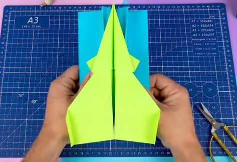 How to Make Paper Plane Launcher [11 Easy Steps] 1 Paper Airplanes With Launcher, Paper Plane Launcher, Paper Airplane Launcher, Plane Launcher, Make Paper Plane, Make A Plane, Stunt Plane, Make A Paper Airplane, Paper Aircraft