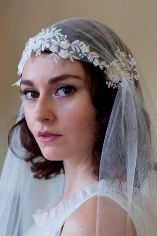 15 Wedding and Bridal Veils {Trendy Tuesday} | Confetti Daydreams - Beeootiful beaded lace Juliet Cap bridal veil ♥  ♥  ♥ LIKE US ON FB: www.facebook.com/confettidaydreams  ♥  ♥  ♥ #Wedding #WeddingVeils #BridalVeils #Veils Champagne Veil, Juliet Cap Veil, 1930s Wedding Dress, Juliet Cap, Cap Veil, Chapel Length Veil, Veil Cathedral, Cathedral Length Veil, Veil Headpiece