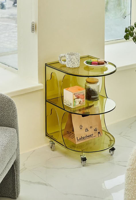 Acrylic side table