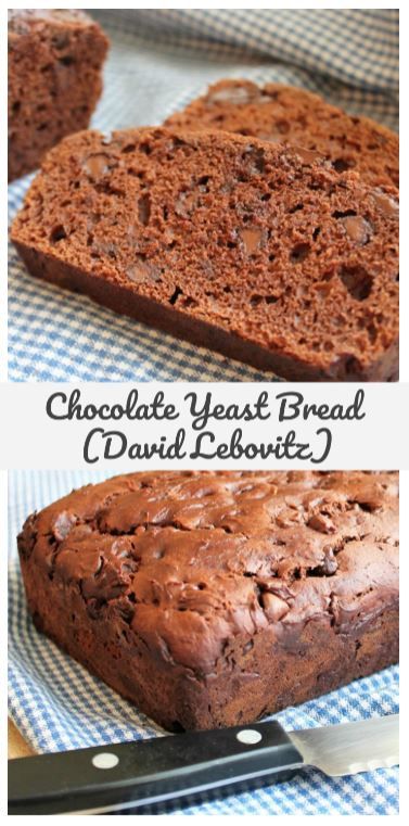 Chocolate Yeast Bread - full of chocolate chunks.  Tender and decadent.  Original recipe by David Lebovitz.  MyRecipeReviews.com  #bread #chocolatebread #yeastbread #DavidLebovitz David Lebovitz, Bisquick Recipes, Yeast Breads, Yeast Bread Recipes, Roll Recipes, Chocolate Bread, Chocolate Butter, Yeast Bread, Homemade Dinner