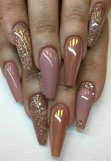 💜💜💜 Nails Acrylic Brown, Coffin Nails Long, Colorful Nail Designs, Glam Nails, Beautiful Nail Designs, Hot Nails, Coffin Nails Designs, Beautiful Nail Art, Fancy Nails