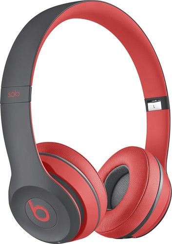 Beats by Dr. Dre - Solo2 Wireless Headphones, Active Collection - Red Headphones Accessories, Beats Solo, Wireless Gaming Headset, Beats By Dre, Stereo Headphones, Black Headphones, Bluetooth Headphones Wireless, Dr Dre, Gaming Headset