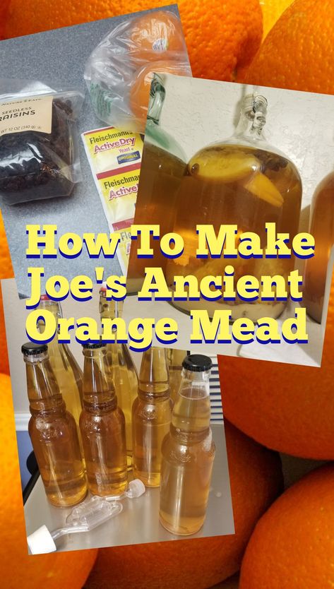 Orange Mead Recipe, Diy Mead Recipe, 1 Gallon Mead Recipe, How To Make Mead Recipes, Mead Wine Recipes, Homemade Mead How To Make, Mead Making For Beginners, Mead Recipe 1 Gallon, Mead Wine