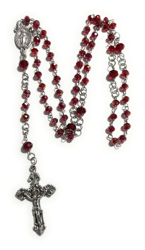 Details: I am excited to present this beautiful hand beaded Religious Rosary I designed. I always love learning new techniques to create amazing & unique gifts for my customers! Rosary symbolizes a chain of roses and the roses are prayers. The Rosary Prayer tells us about the life of Jesus and his Mother, Mary. If you want to purchase one similar to this or have me customize a design for you please contact me: info@madarifashions.com. We can include your favorite sports teams, inspirational word Rosary Png Aesthetic, Red Rosary Necklace, Rosery Beads Aesthetic, Gothic Rosary Necklace, Goth Presents, Rosary Necklace Aesthetic, Homemade Rosary, Pretty Rosaries, Rosary Aesthetic