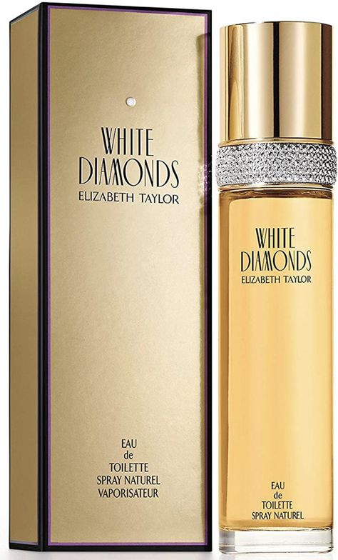 Women's Perfume by Elizabeth Taylor, White Diamonds, Eau De Toilette EDT Spray, 3.3 Fl Oz White Diamonds Perfume, Womens Perfume, White Jasmine, Perfumes For Women, Spray Perfume, Taylor White, Bottle Top, Members Mark, Sam's Club