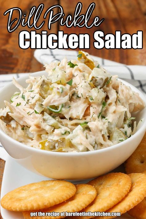 Chicken Salad Dill Pickle, Aldis Meals, Dill Pickle Chicken Salad, Pickle Chicken Salad, Dill Chicken Salad, Dill Pickle Chicken, Pickle Chicken, Chicken Pickle, Dill Chicken