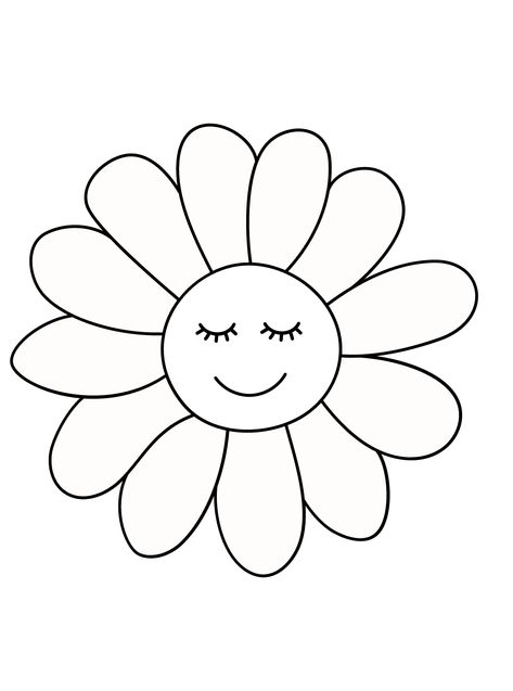 Daisy - Lol Coloring Pages Daisy Coloring Pages, Daisy Flower Tattoo, Tattoo Coloring Pages, Lol Coloring Pages, Daisy Flower Tattoos, Lol Coloring, Printable Flower Coloring Pages, Printable Flower, Flower Printable