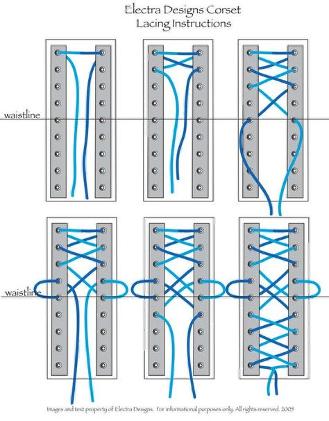 M Pardo: Corset lacing: how to put a corset on How To Lace Up A Corset, How To Tie A Corset, How To Lace A Corset, A Corset Dress, Closet Planning, Corset Lacing, Sewing Tops, Corset Pattern, Upcycle Sewing