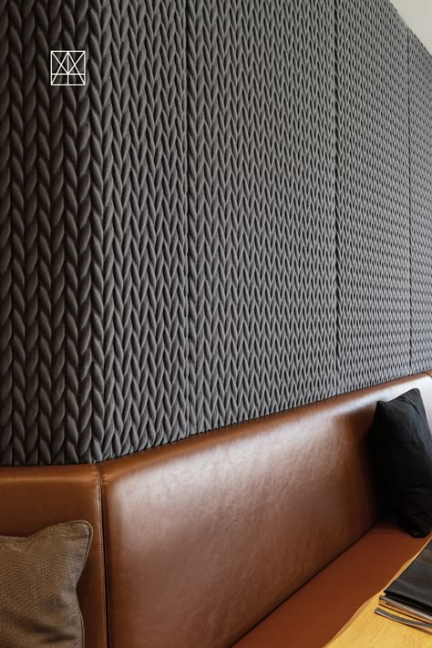 Woven from Merino Wool, Casalis Cello is a 3D textile with fantastic acoustic properties and luxurious texture.This singular 3D fabric is designed to create air pockets that are soft to the touch yet have a striking visual effect. #acousticdesign #acousticpanels #partitionwalls #wallsystems #demisingwalls #impactacoustic #AcousticCeilingPanels #ceilingcloud #floatingceiling #ceilingpanel #ecodesigns #habitatmatter Floating Ceiling, Tv Wall Panel, Japanese Inspired Home, Fabric Wall Panels, Acoustic Wall Panel, Leather Wall Panels, Acoustic Ceiling Panels, Acoustic Fabric, Wall Paneling Diy