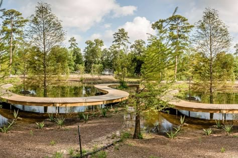 Things to Do in Houston This Weekend: September 23-25, 2022 - Thrillist Natural Park Landscape, Nature Center Architecture, Houston Arboretum, Design With Nature, Things To Do In Houston, Wetland Park, Landscape Design Drawings, Urban Landscape Design, Park Landscape