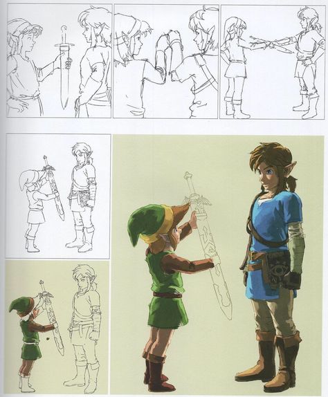 Zelda Gif World on Twitter: "Official Nintendo concept art 🖼 for The Legend of Zelda: Breath of the Wild 🏔… " Hylian Tunic, Wild Book, Wild Art, Zelda Breath Of The Wild, Book Works, Link Zelda, Nintendo Art, Travel Tech, Zelda Art