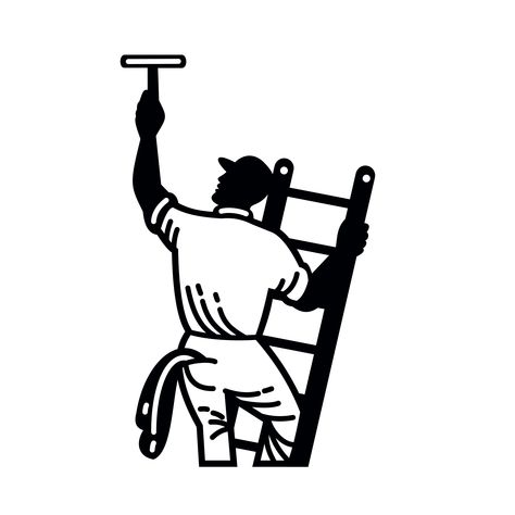 Download the Window Cleaner on Ladder Cleaning Window Retro Black and White 1913025 royalty-free Vector from Vecteezy for your project and explore over a million other vectors, icons and clipart graphics! Window Cleaning Logo, Candle Logo Design, Logo Maker Free, Clean Logo Design, Holiday Logo, Retro Black And White, Automotive Logo Design, Jewelry Logo Design, Watermark Design