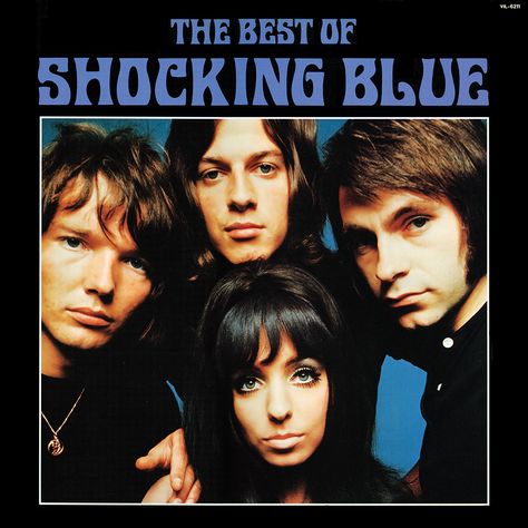 Shocking Blue - The Best Of Mariska Veres, 1970s Music, Rock Album Covers, Shocking Blue, Blue Demon, Music Pics, Blue Poster, Record Players, Blue Vinyl