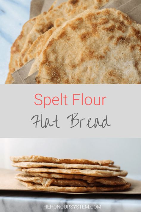 Summer Flatbread Pizza, Spelt Bread Recipe, Spelt Flour Recipes, Spelt Recipes, Spelt Bread, Homemade Flatbread, Flatbread Recipe, Domino Effect, Baked Treats