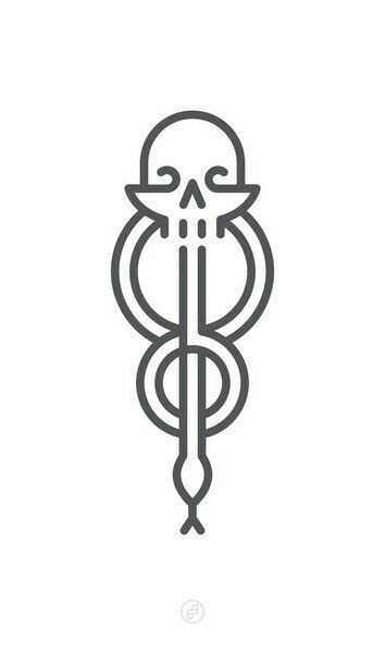 Dark mark                                                                                                                                                     More Tattoo Printable, Dark Mark Tattoos, Hp Tattoo, Stile Harry Potter, Potter Tattoo, Harry Potter Tattoos, Harry Potter Tattoo, Harry Potter Drawings, Minimalist Tattoos