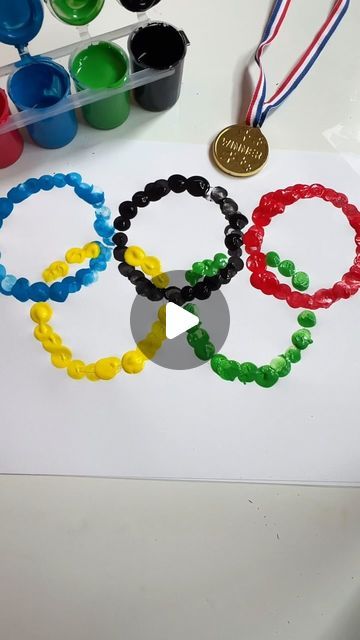 themessyparentclub - easy crafts, snacks & activities for kids! on Instagram: "✨🏅Olympic Rings Craft🏅✨ Anyone else excited for the Olympics?! Save this great little craft that couldn't be an easier way to celebrate the upcoming Olympics.  Even the bigger kids like a bit of finger painting but just don't tell 🤫  When we made these we talked about the meaning and spirit of the Olympics including unity and equality. We also talked about the design of the Olympic Rings (designed in 1912). The five rings represented the five continents participating and the colors were taken from all the country flags.  Very cool and very iconic!  Follow me @themessyparentclub for more easy, low-fuss crafts, snacks and activities  #olympics2024 ##olympicscrafts #summercrafts #craftsforkids #activityideasfork Olympic Rings Craft, Rings Craft, Olympic Crafts, Five Rings, Olympic Rings, Sport Art, The Olympics, Activity Ideas, Finger Painting